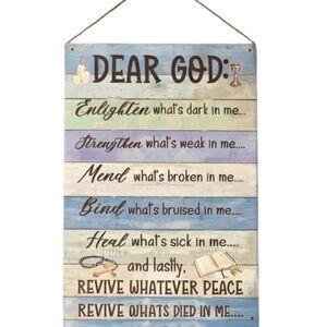 Inspirational Multicolor Wall Decor Sign